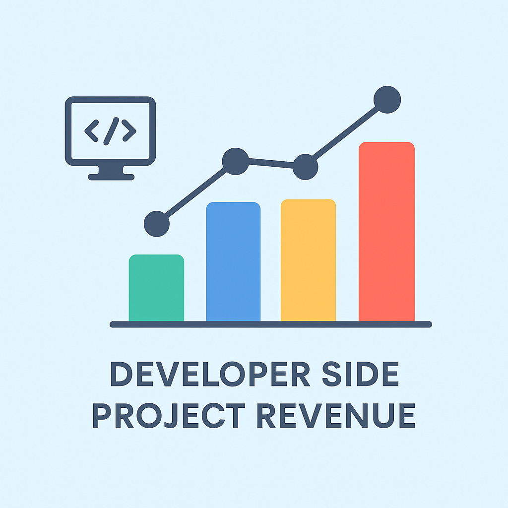 Developer revenue streams comparison chart