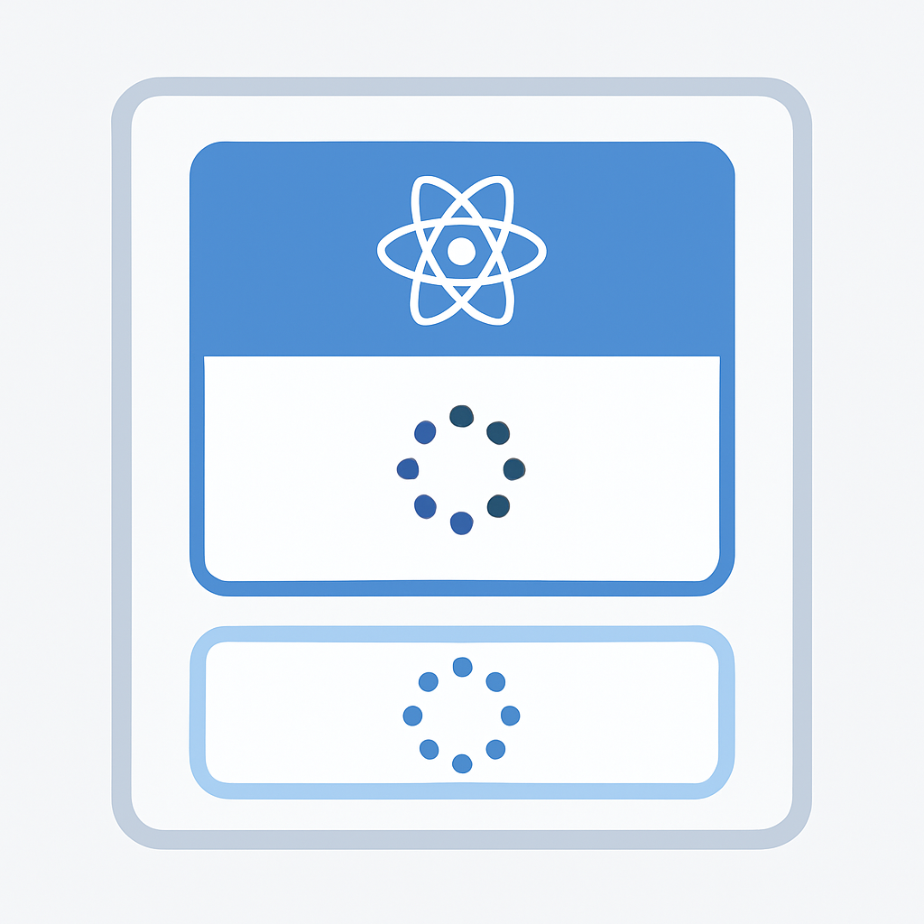 React Suspense boundary architecture diagram