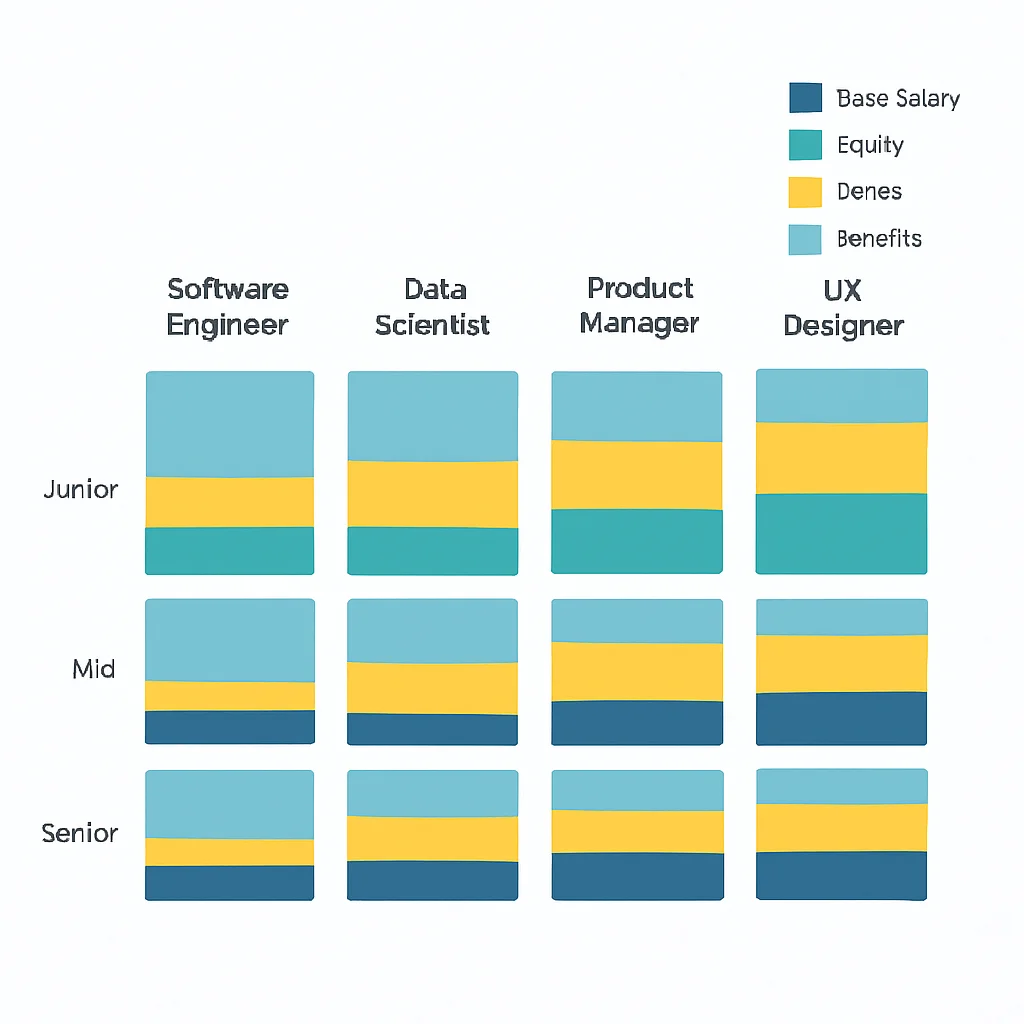 Tech compensation components comparison 2026