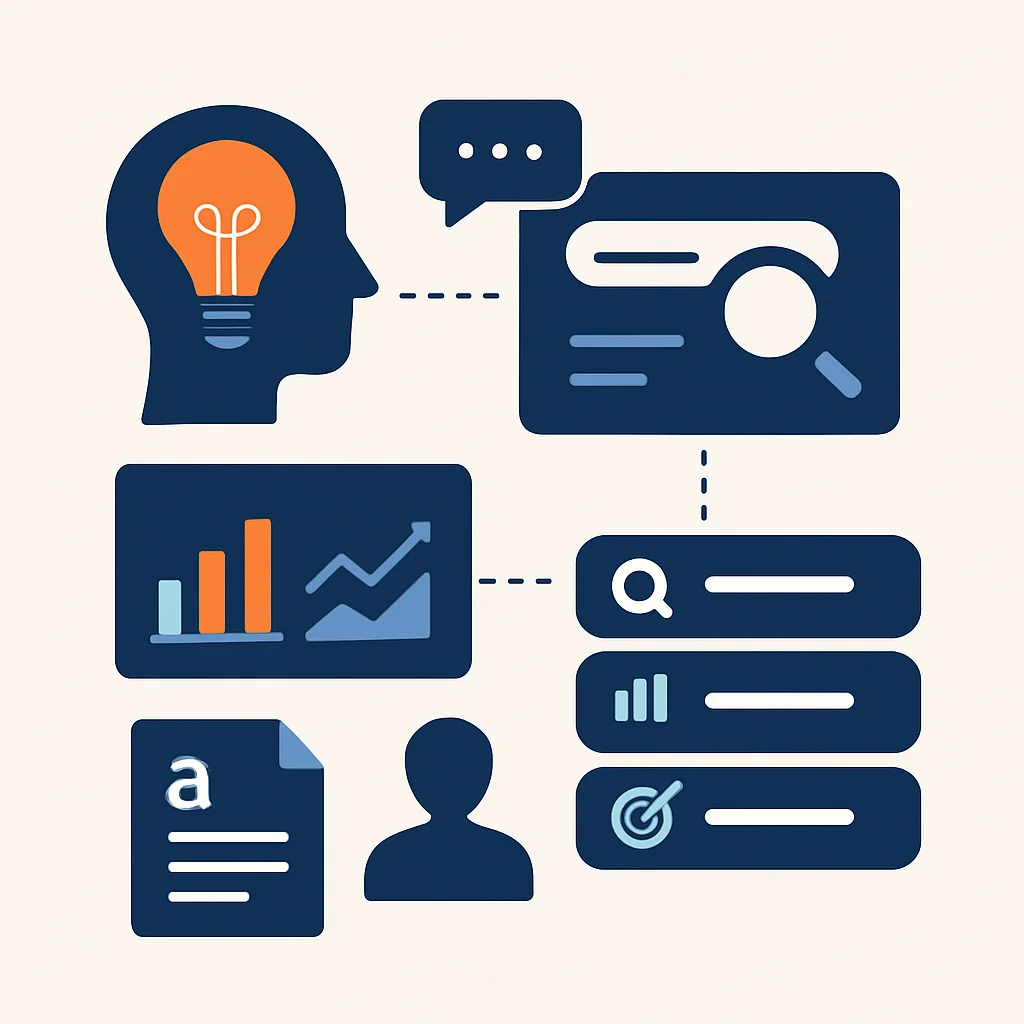Keyword research process infographic for ASO