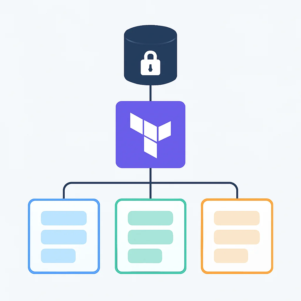 Terraform state management flowchart