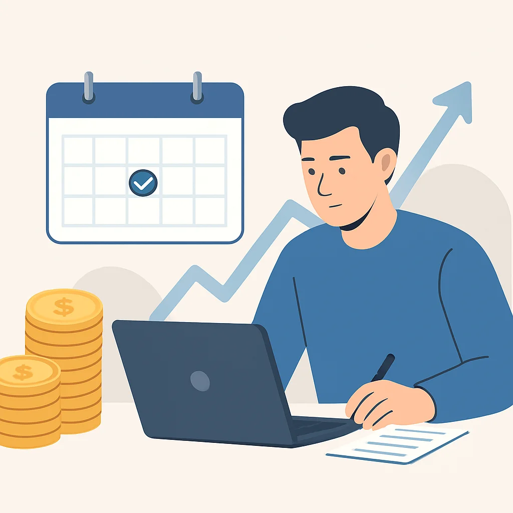 Developer managing budget and automating savings