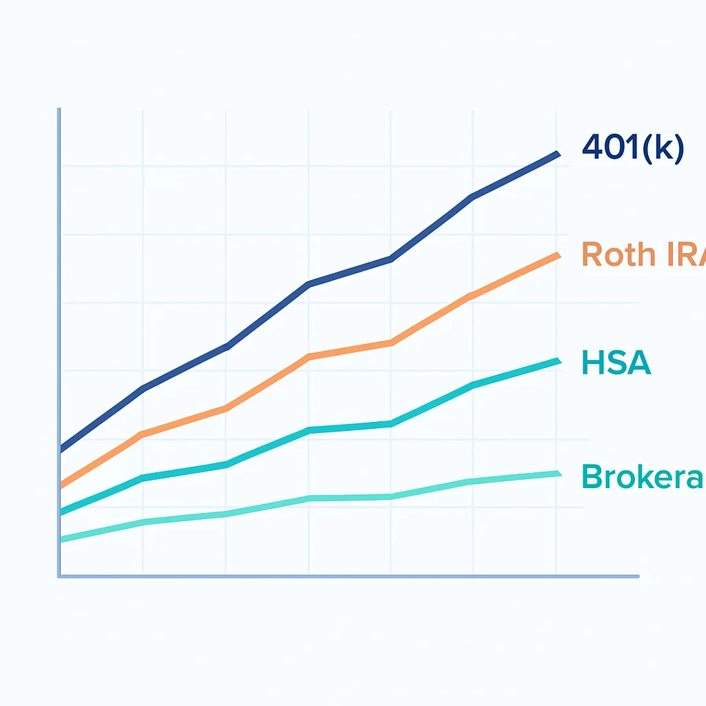 Investment portfolio growth chart