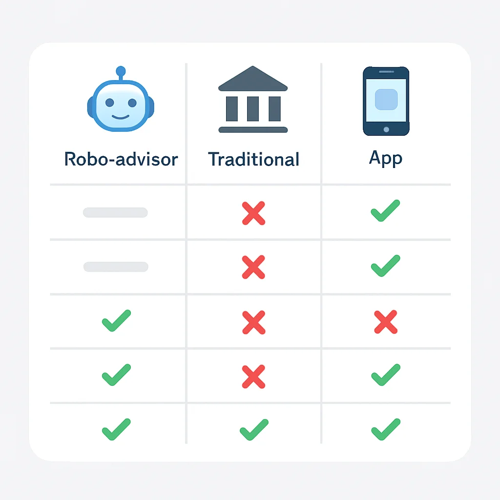 Brokerage platform comparison with features like fees, investment options, and ease of use