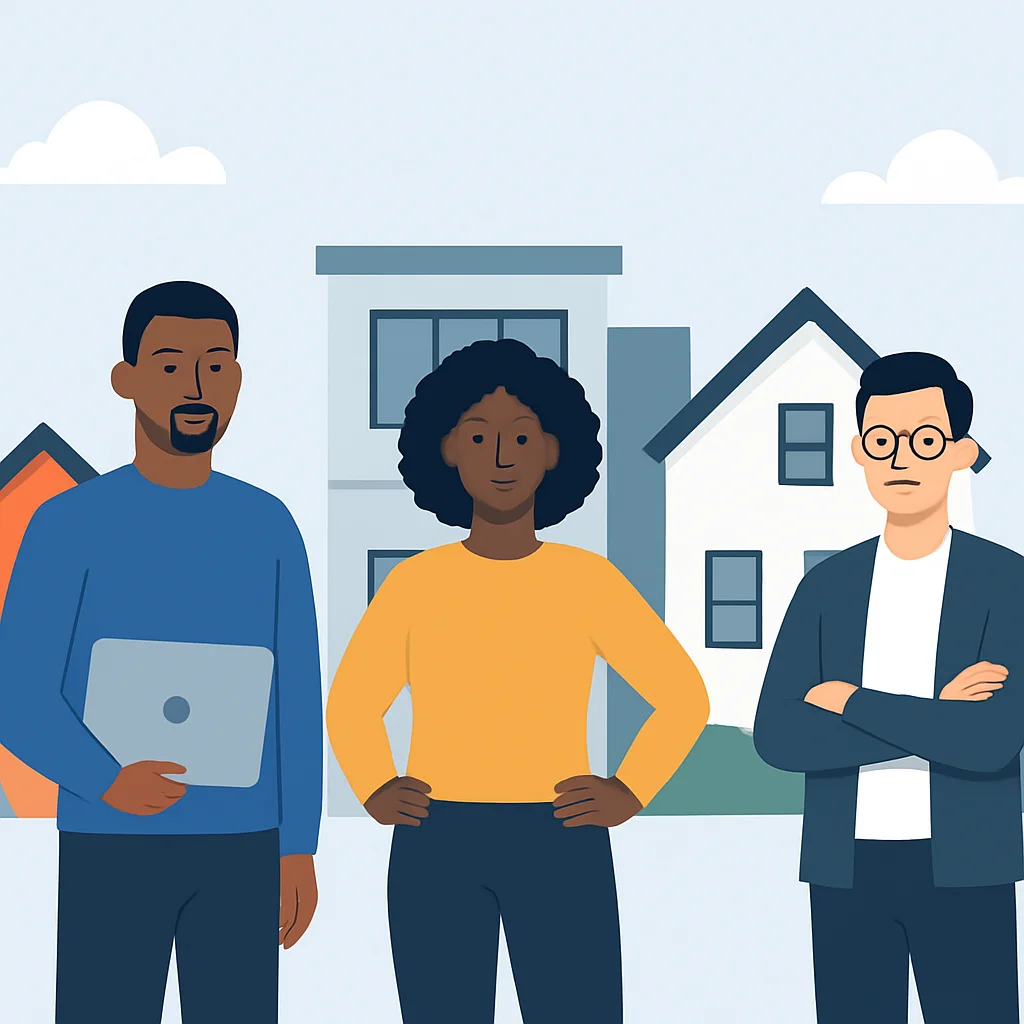 Diverse developers buying homes in different markets