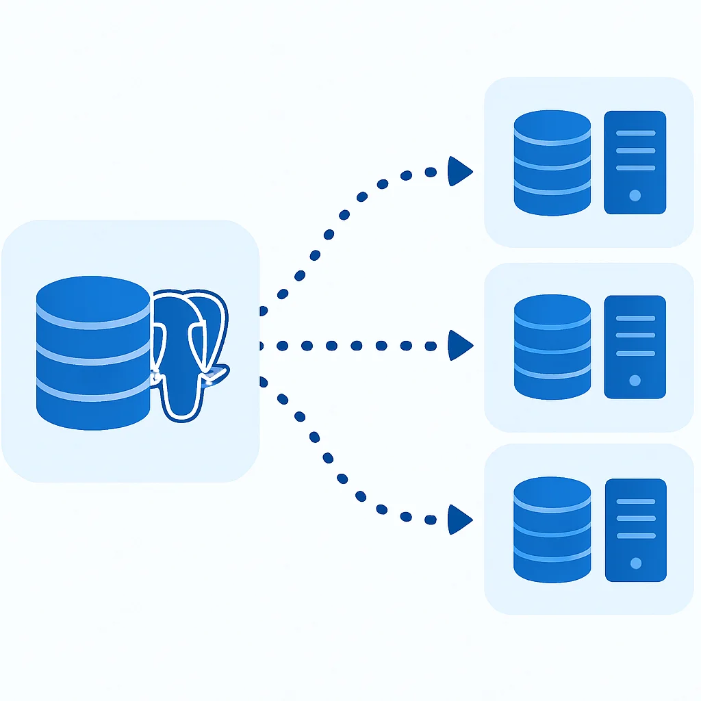 PostgreSQL streaming replication architecture diagram