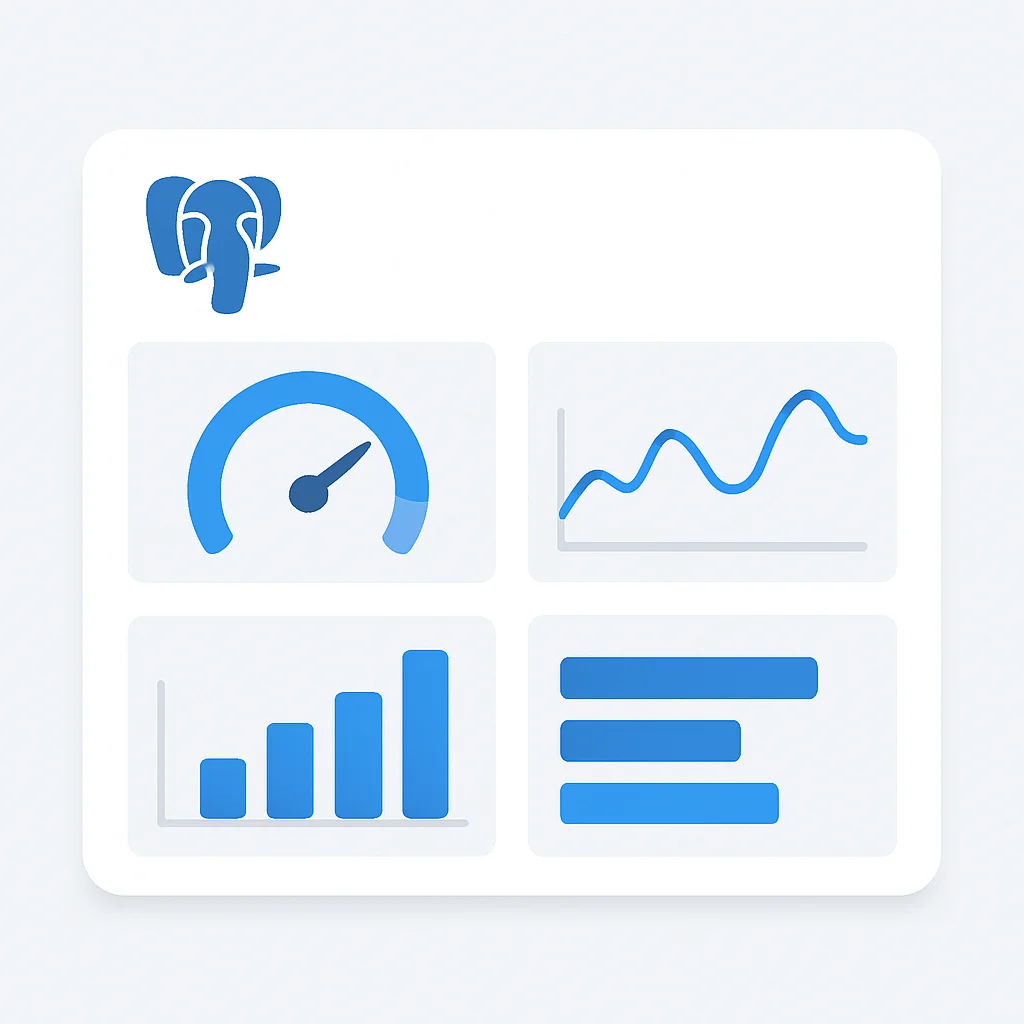 PostgreSQL monitoring dashboard example
