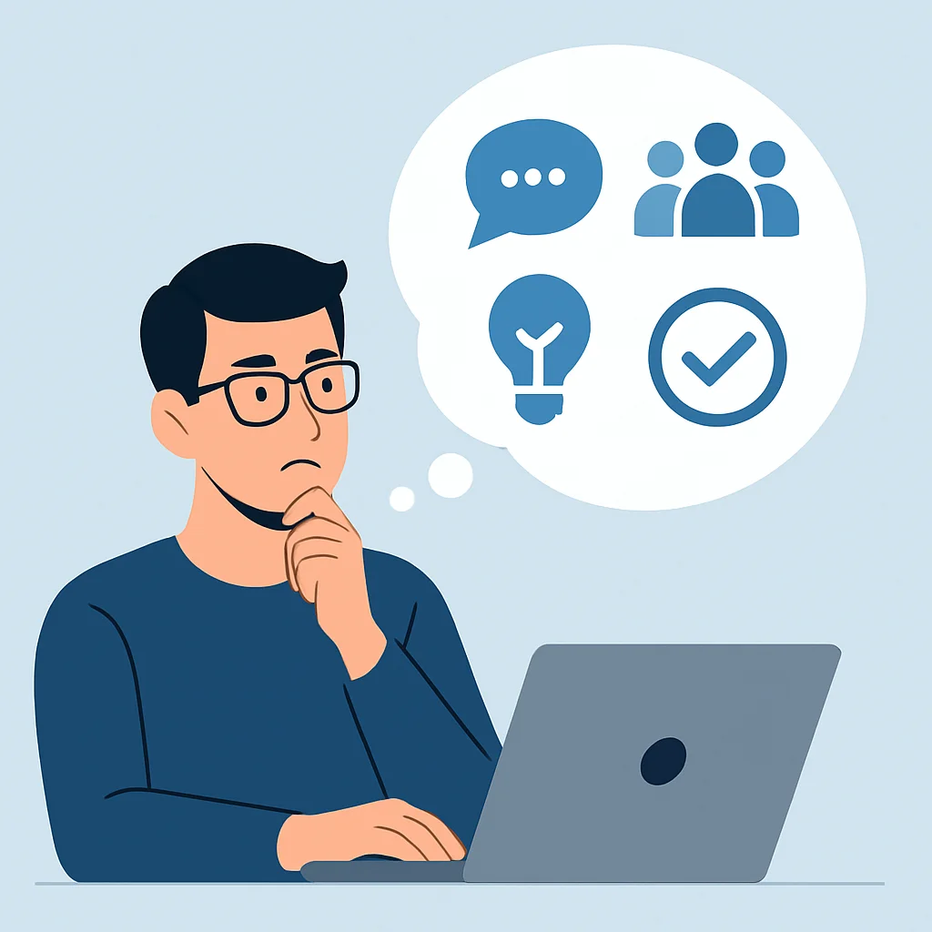 Infographic of a developer's soft skills