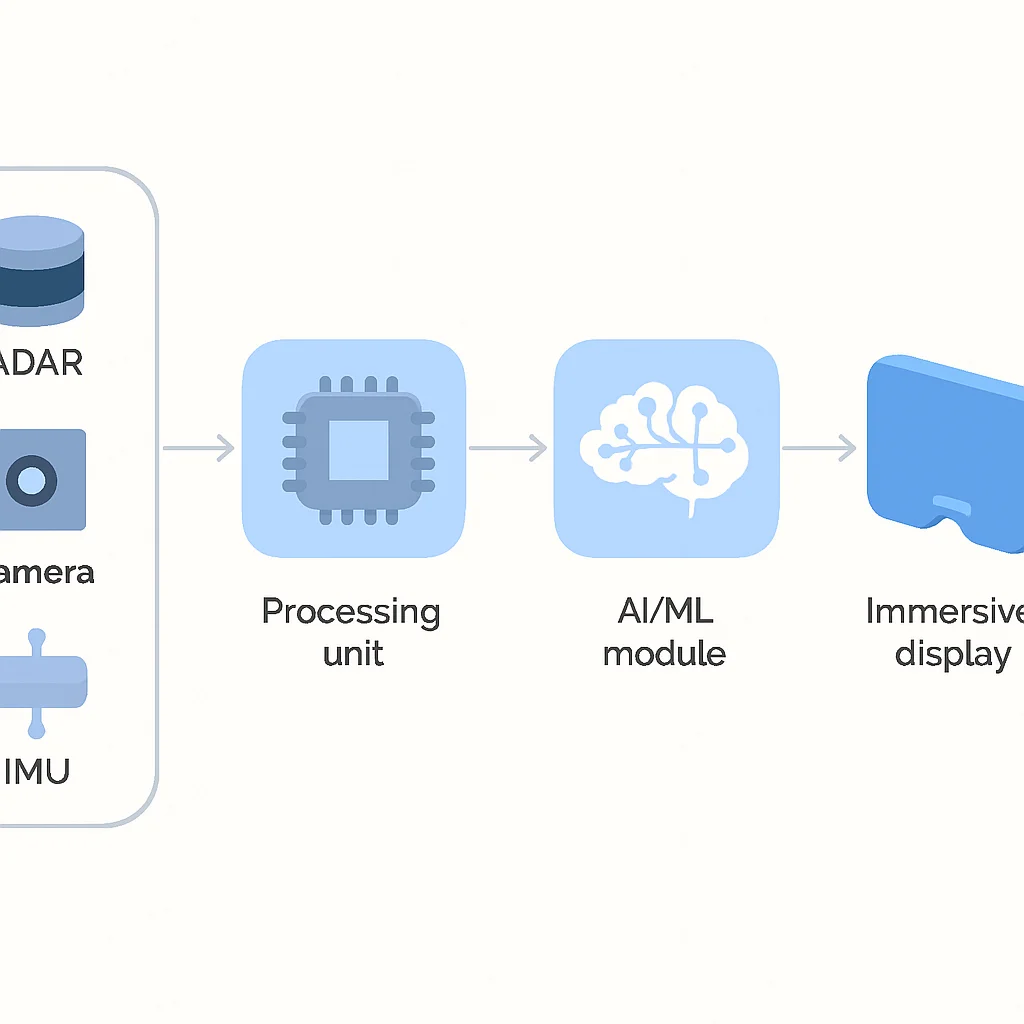 Spatial computing system architecture diagram
