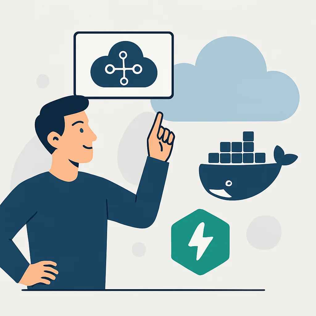 Developer deploying ML model to cloud