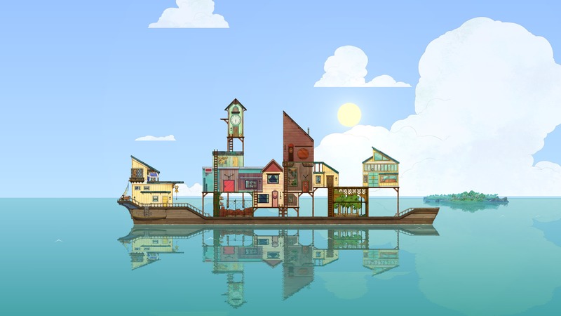 Spiritfarer character and boat exploration