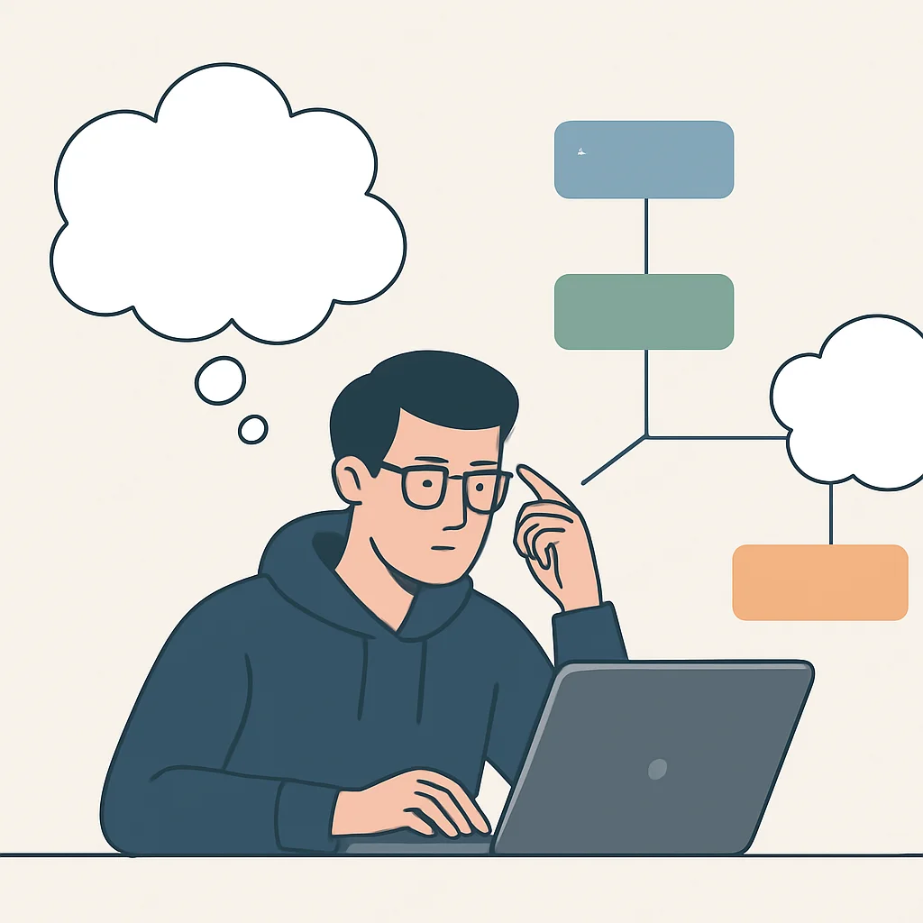 Thought debugging concept for developers