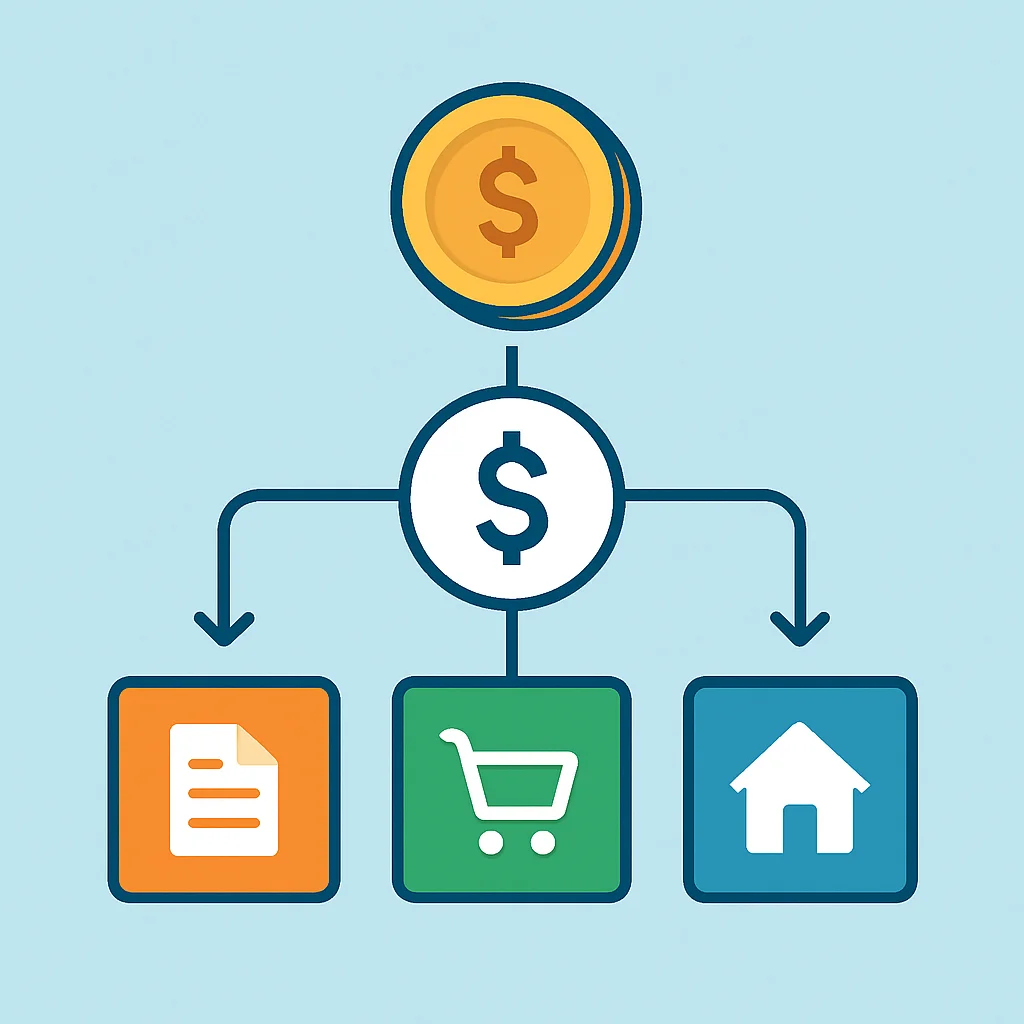 Zero-based budgeting workflow flowchart
