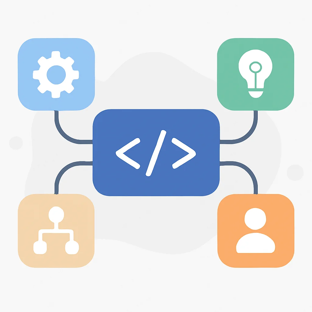 Concept map for programming concepts