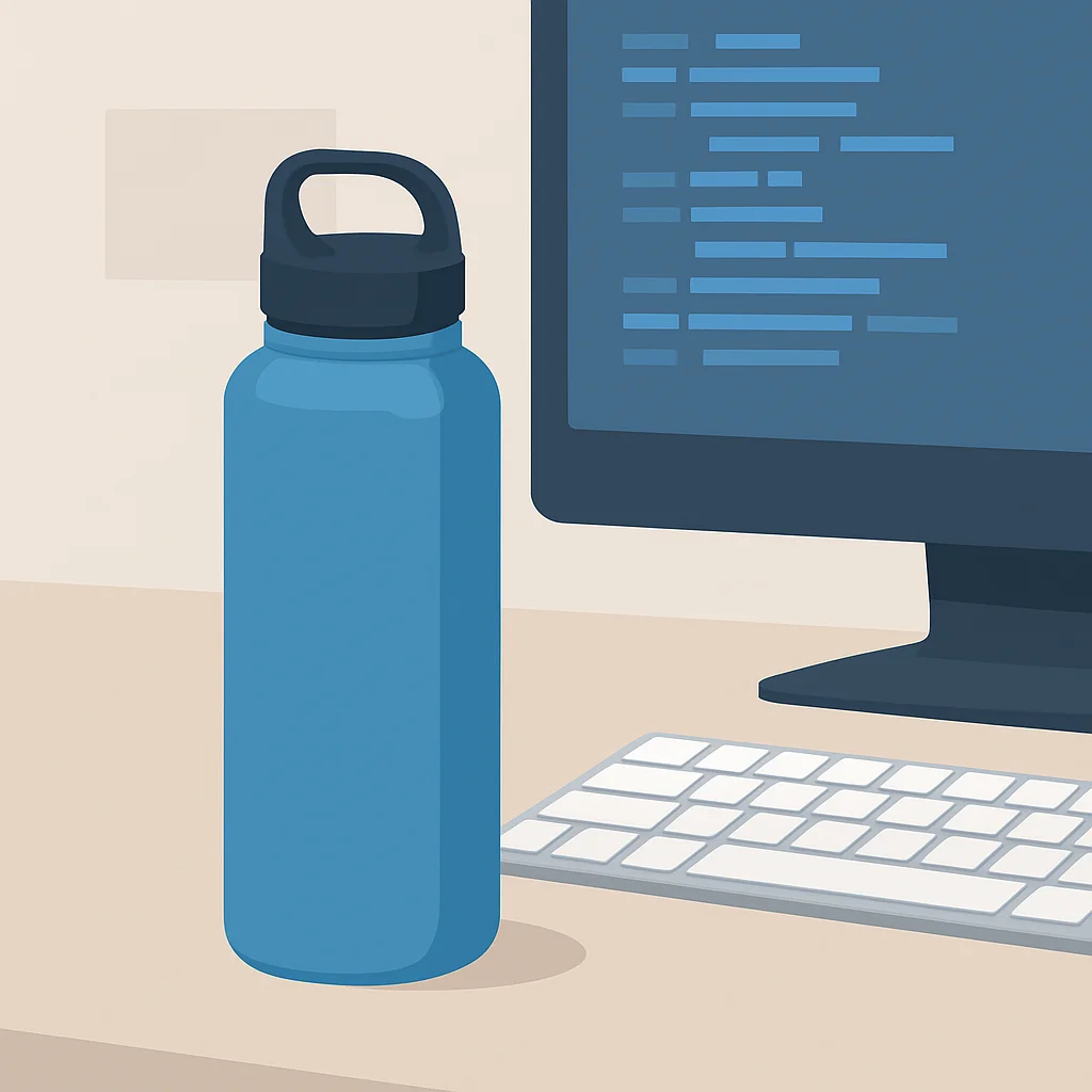 Hydration for developers at their workstation