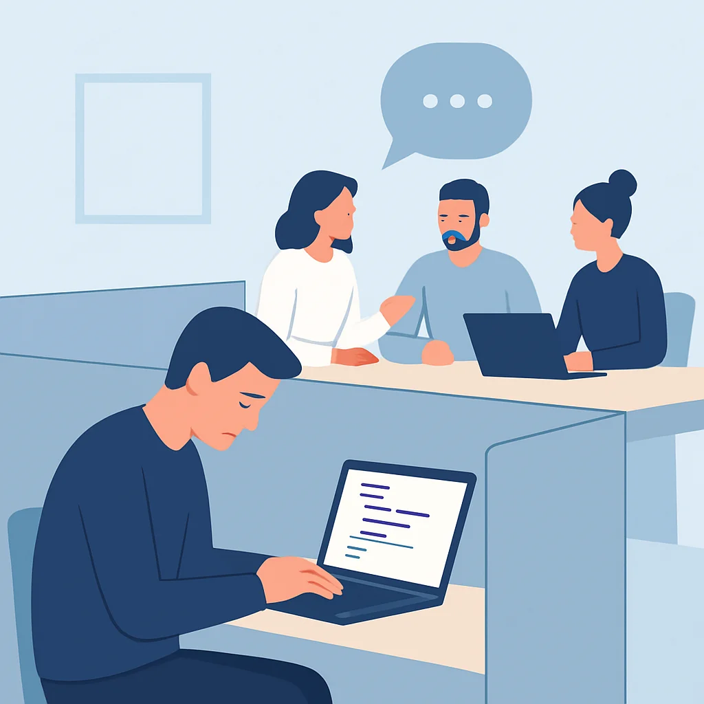 Developer isolation and imposter syndrome