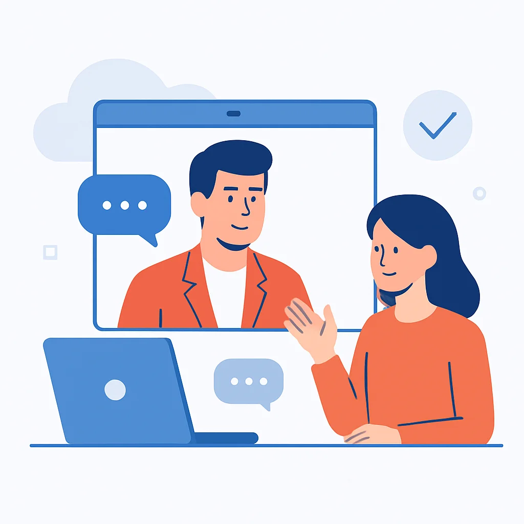 High-quality video communication concept