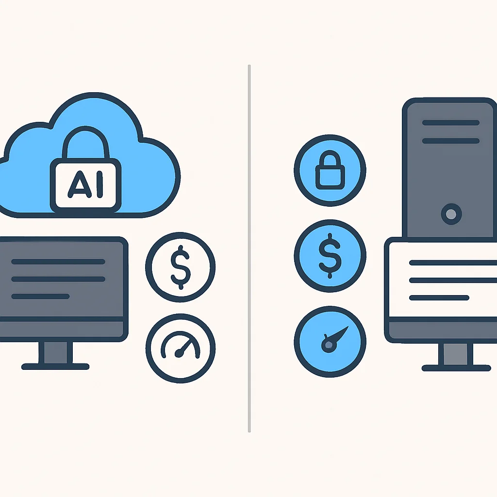 Cloud vs Local LLM benefits comparison