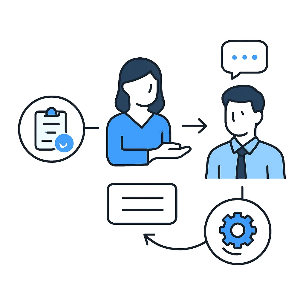 Effective delegation process for team leads and managers