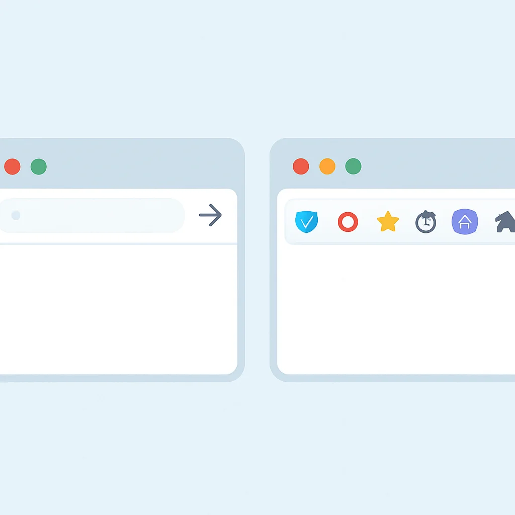 Browser extension management diagram