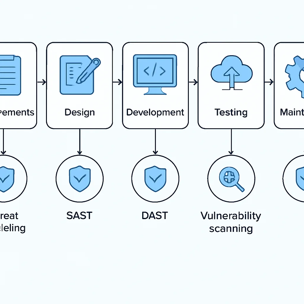 Secure Software Development Lifecycle Flowchart