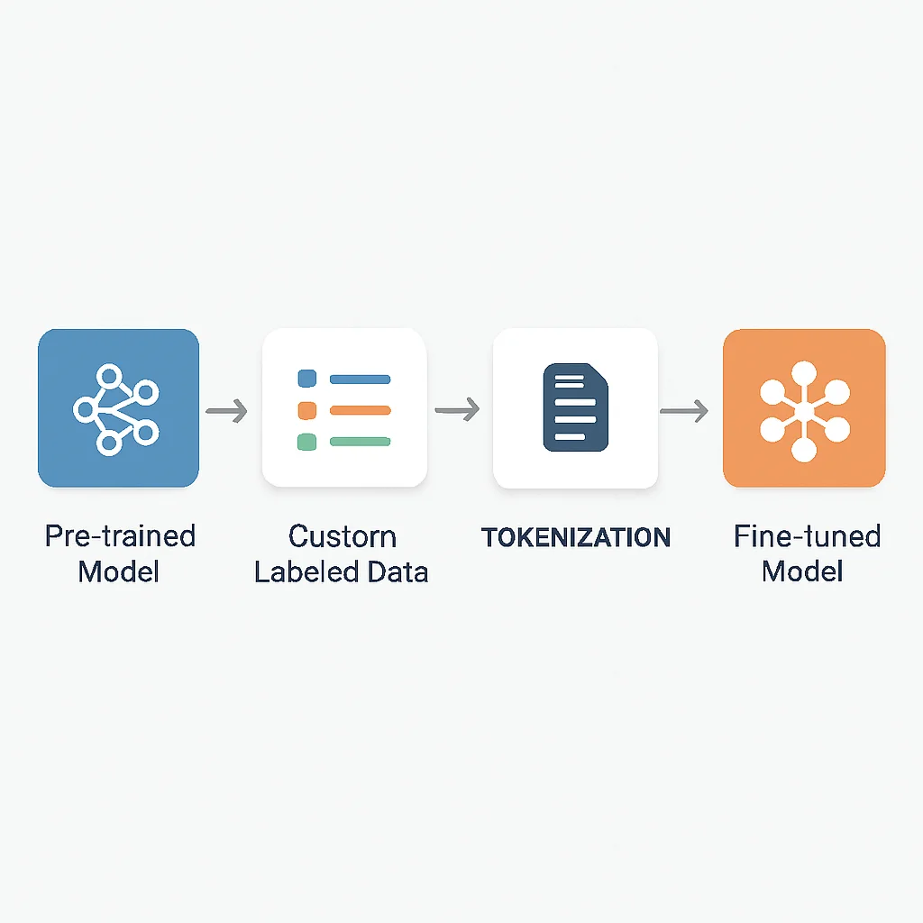 Fine-tuning workflow for pre-trained models