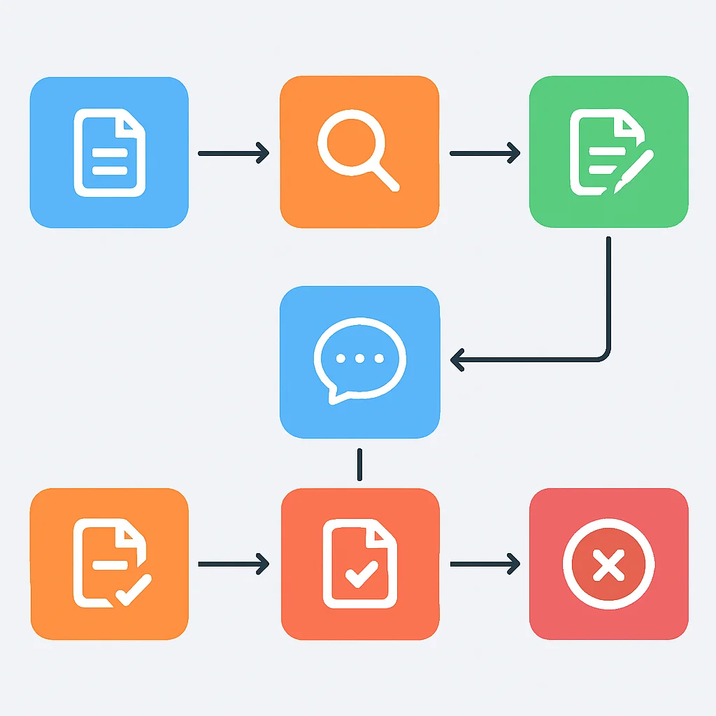 Salary negotiation process flowchart