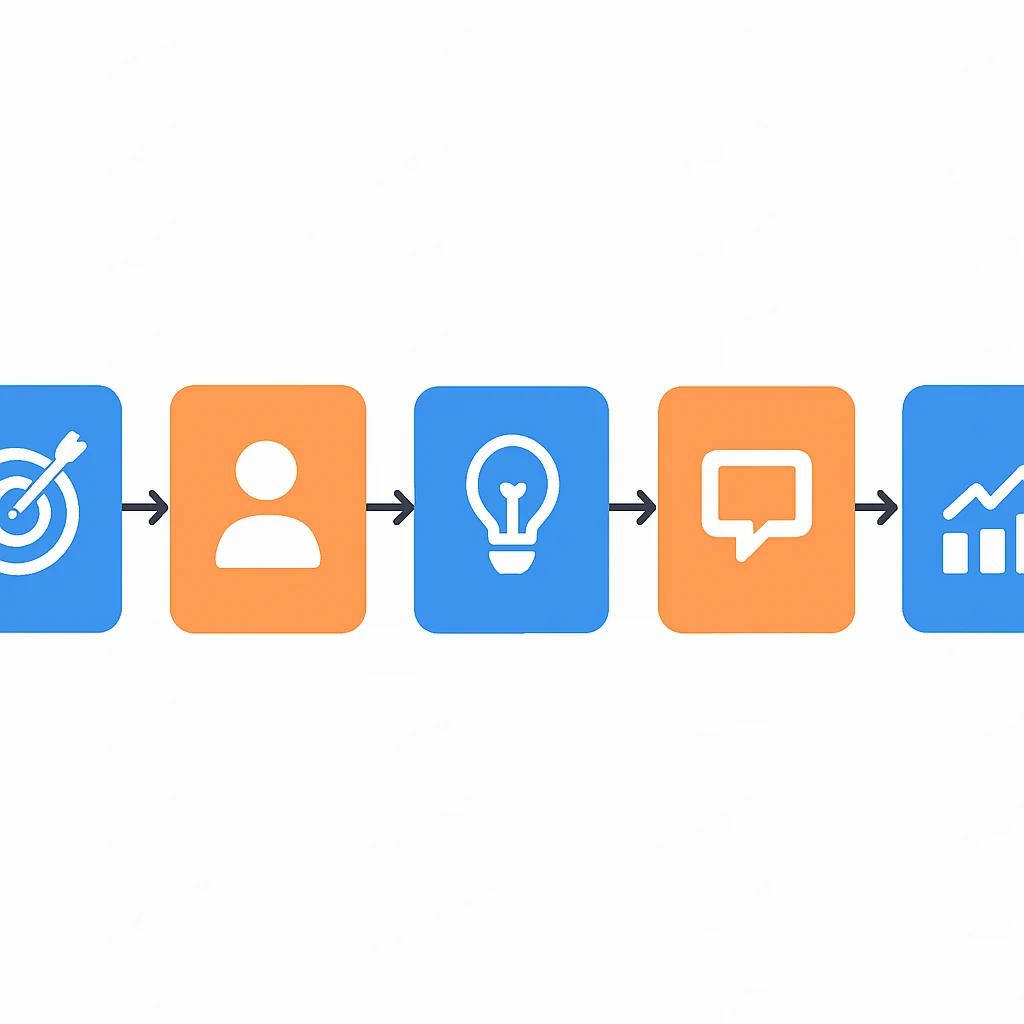 Developer Social Media Strategy Flowchart