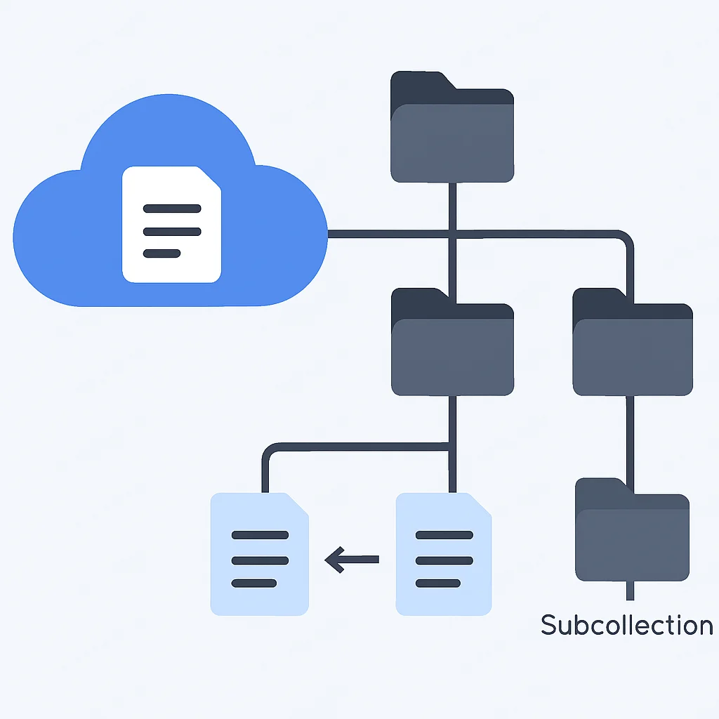 Cloud Firestore data model and real-time sync