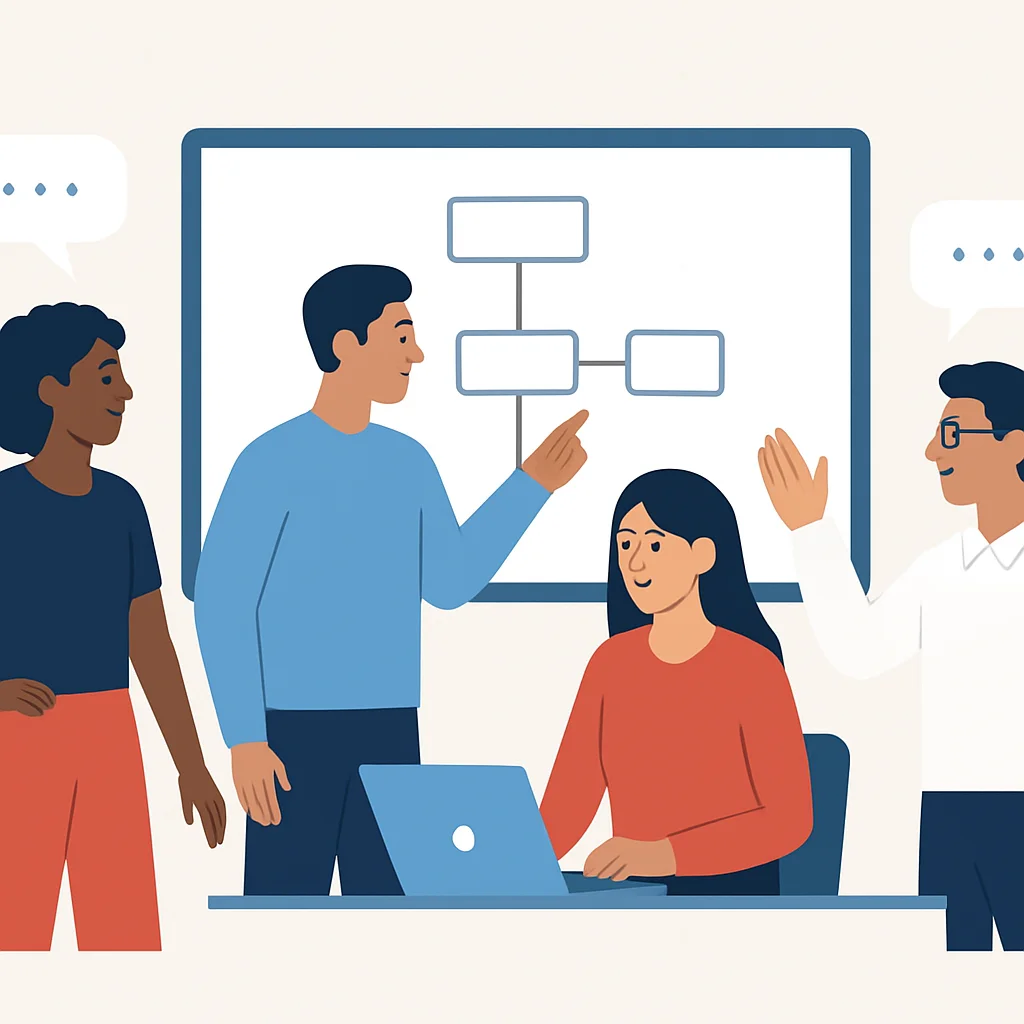 Team collaboration and effective communication in a tech environment