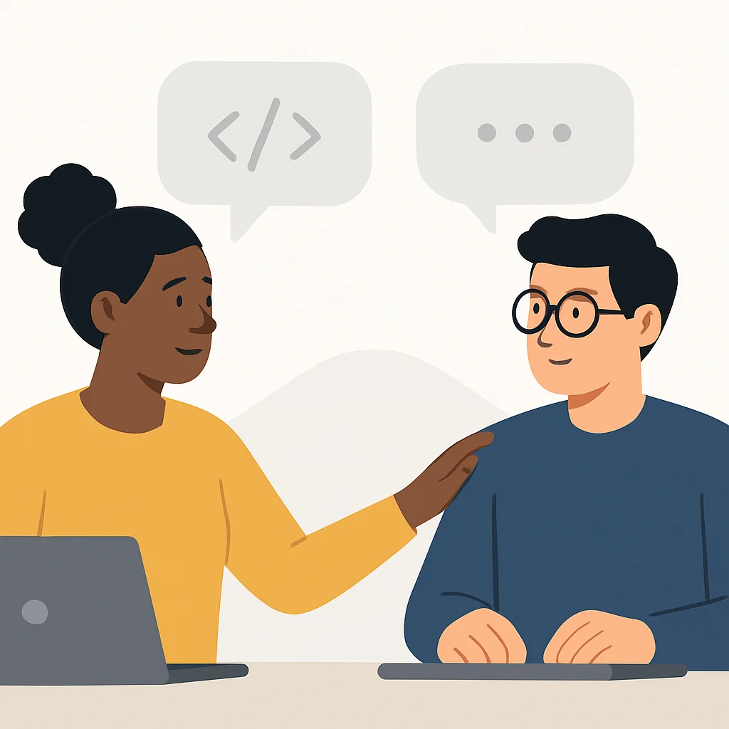 Mentorship and peer support in software development
