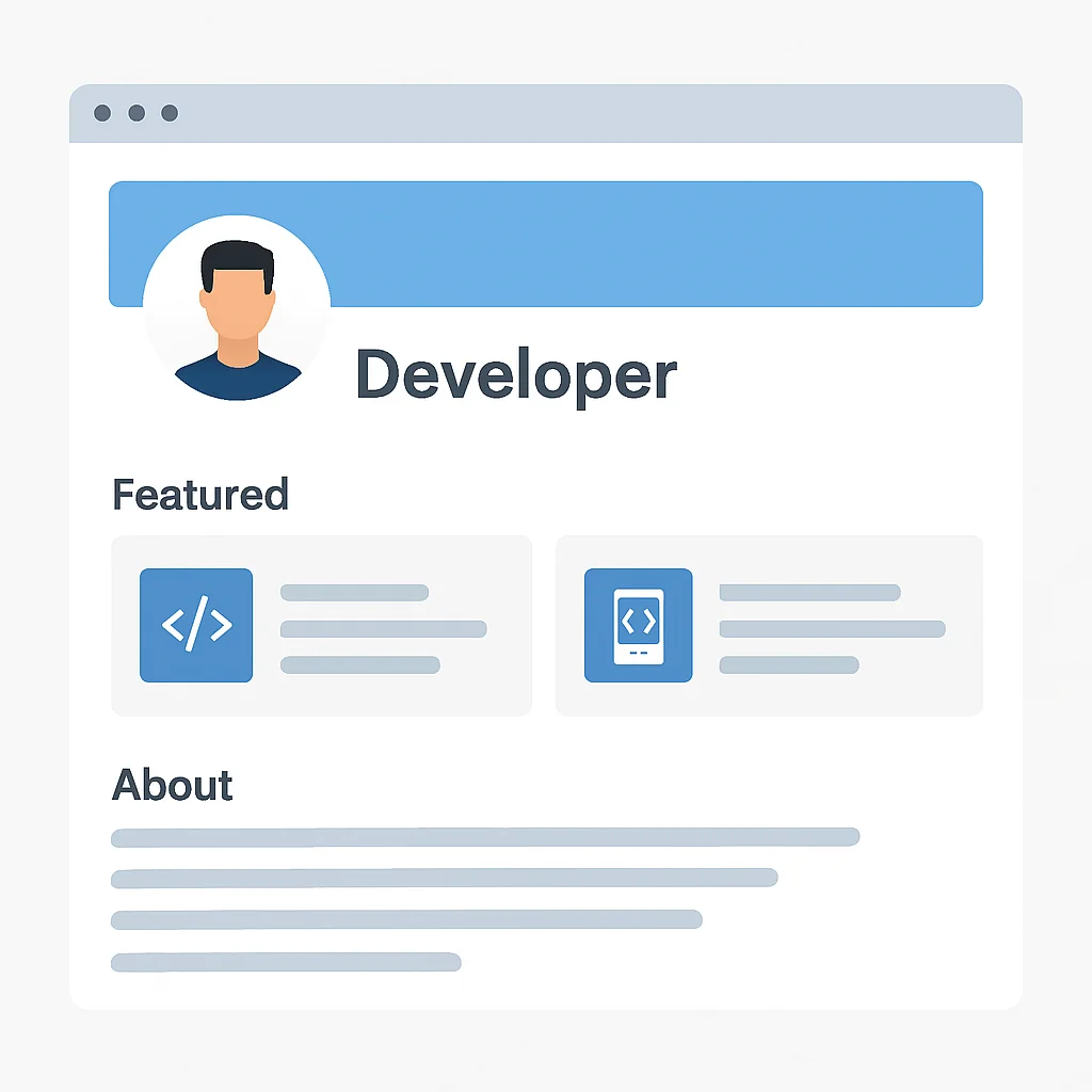 Optimized LinkedIn profile for a software developer