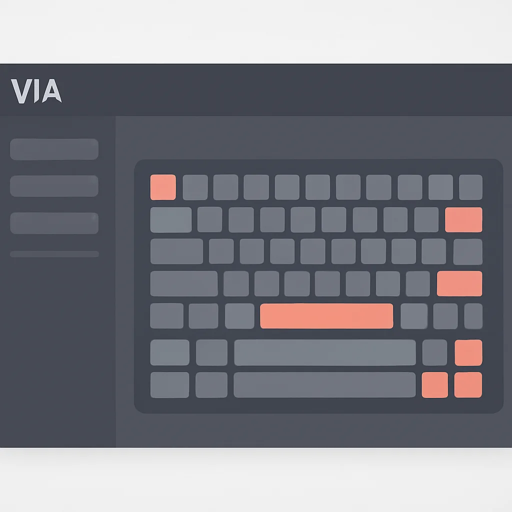 VIA software keymap customization interface