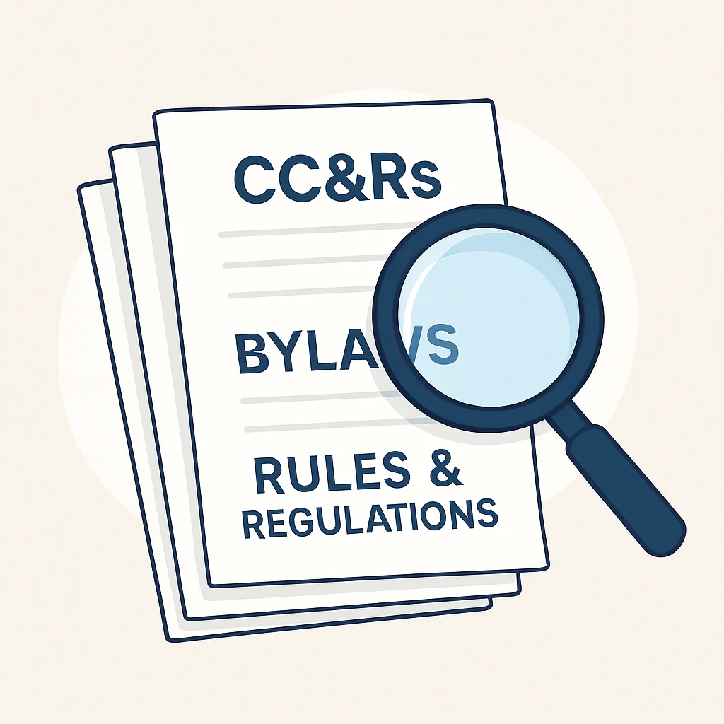 Legal documents for HOA and Condo Associations