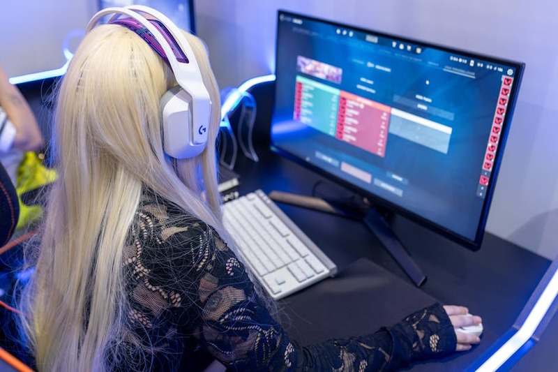 A gaming network setup with an Ethernet cable connected to a router.