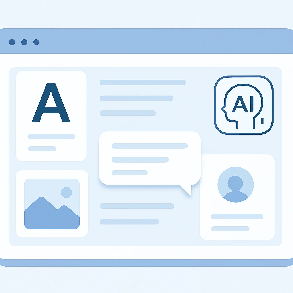 Futuristic AI-Powered Web App Interface