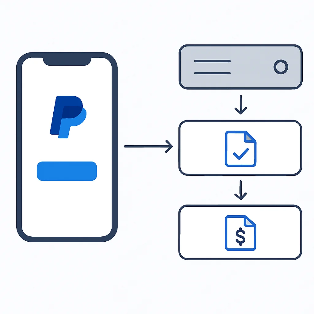 PayPal mobile payment integration architecture