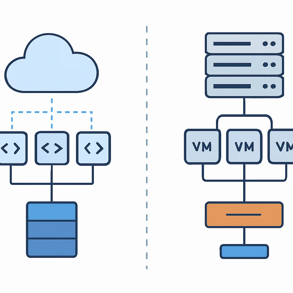 Serverless vs VM Architecture Comparison