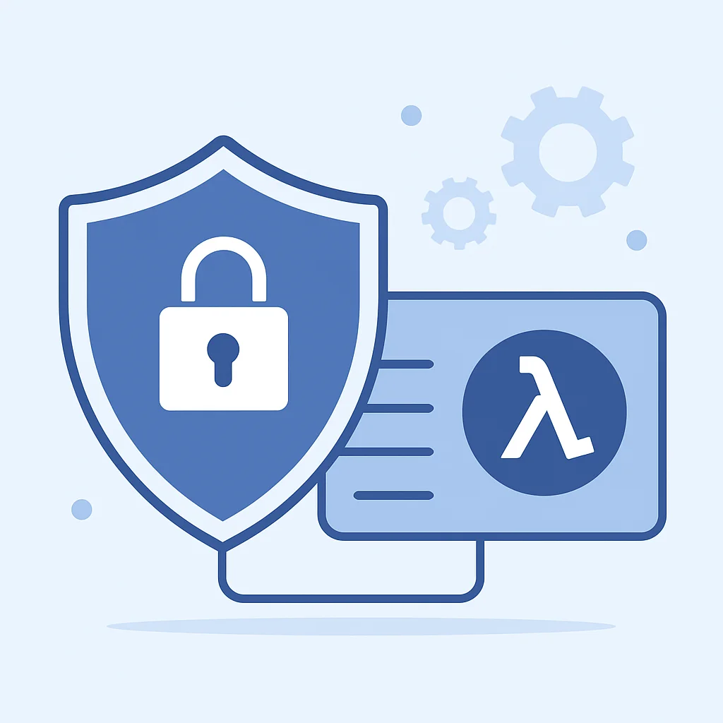 Serverless security best practices illustration