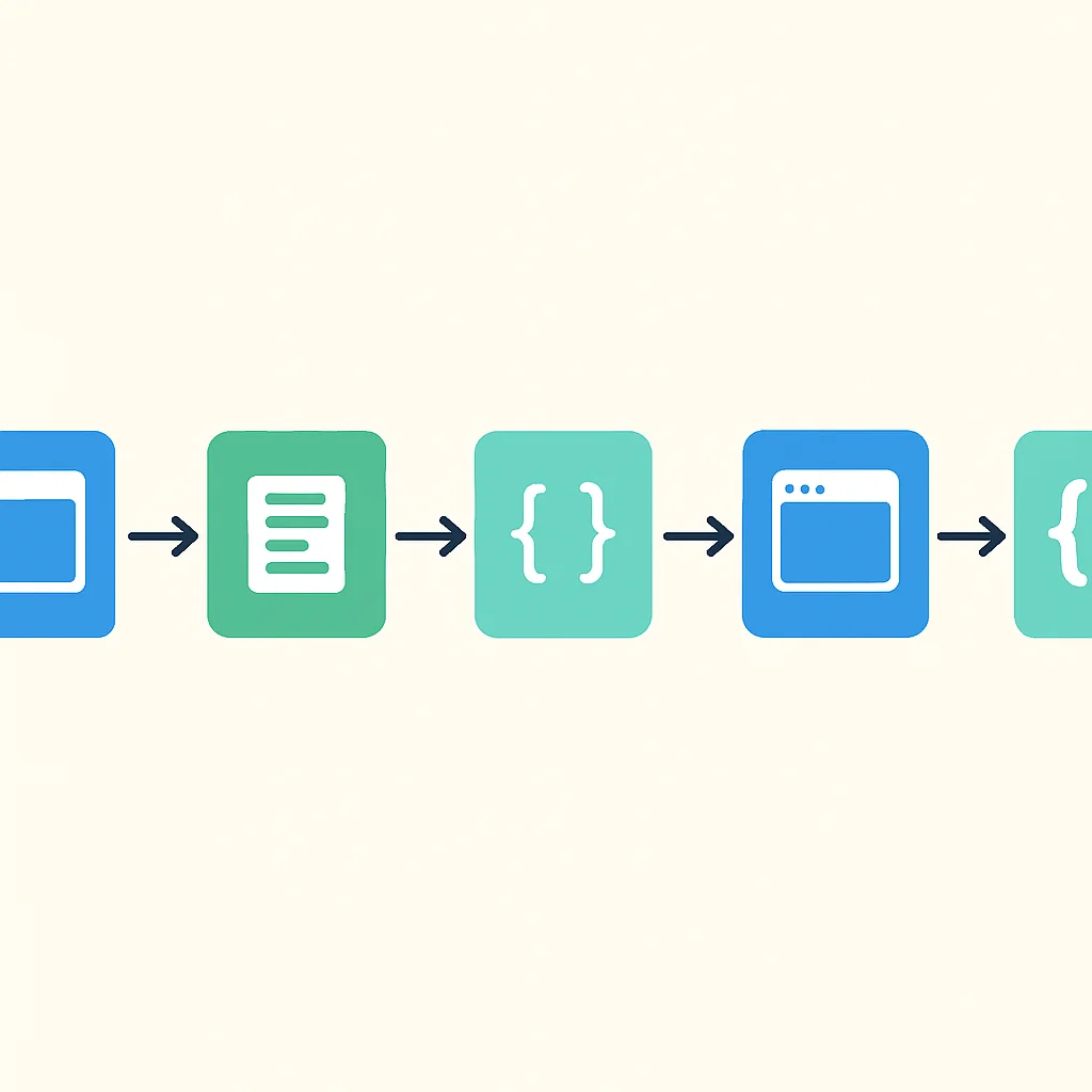 Fetch API promise chain diagram