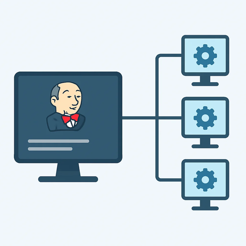 Jenkins distributed architecture diagram