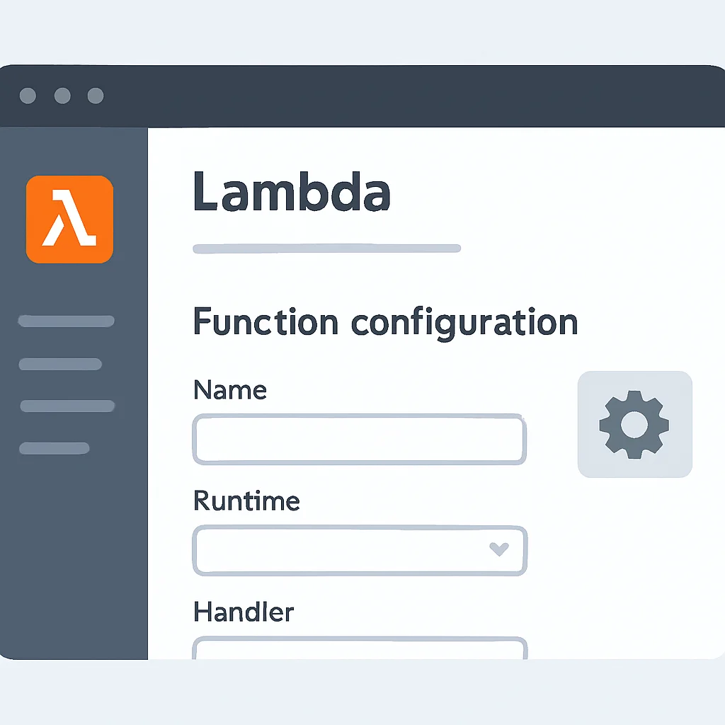 AWS Lambda function configuration screenshot
