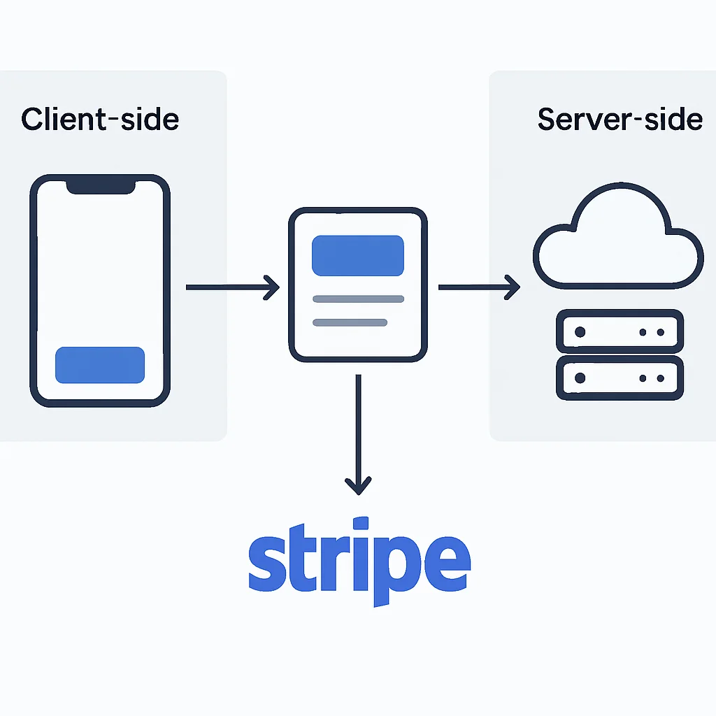 Stripe PaymentSheet integration flowchart for mobile