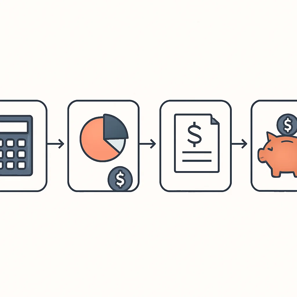 Emergency fund review and replenishment flowchart