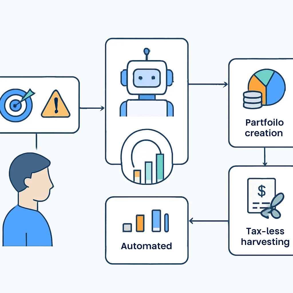Robo-advisor workflow diagram