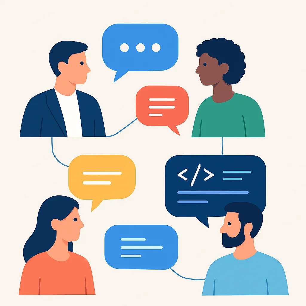 Global language exchange and tech collaboration