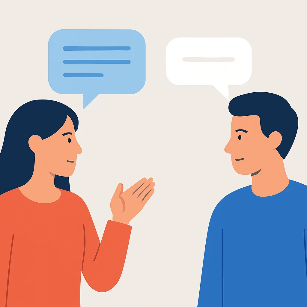 Effective communication in mentorship illustration
