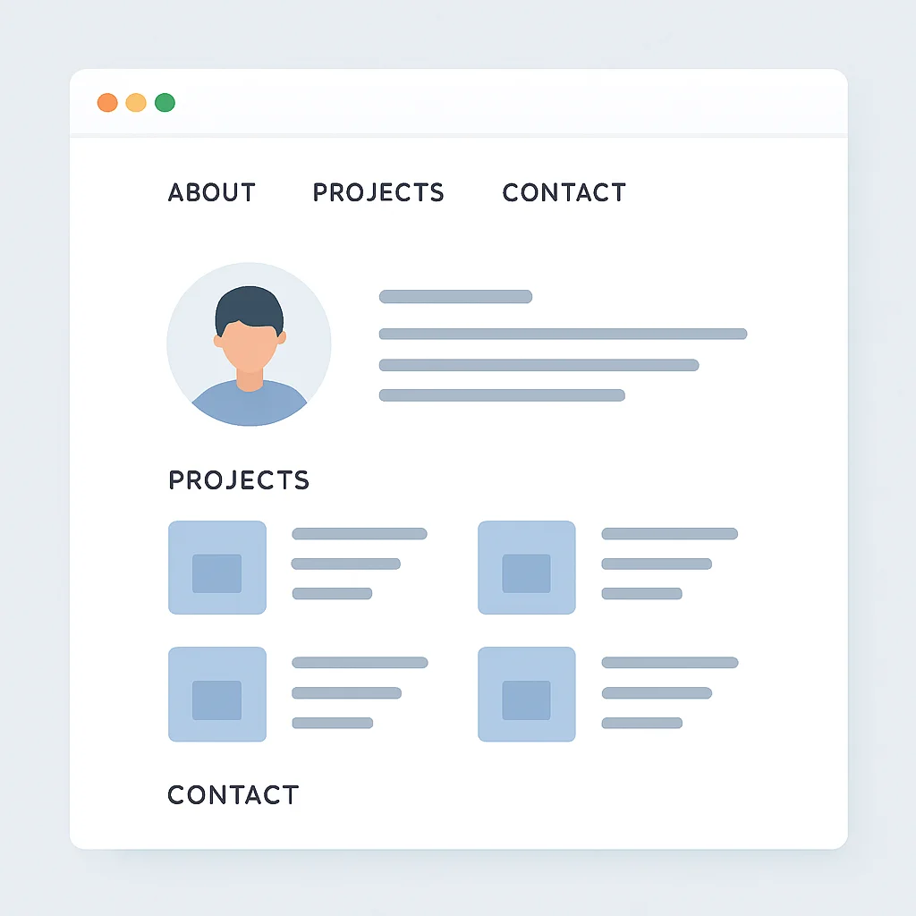 Minimalist Developer Portfolio Website