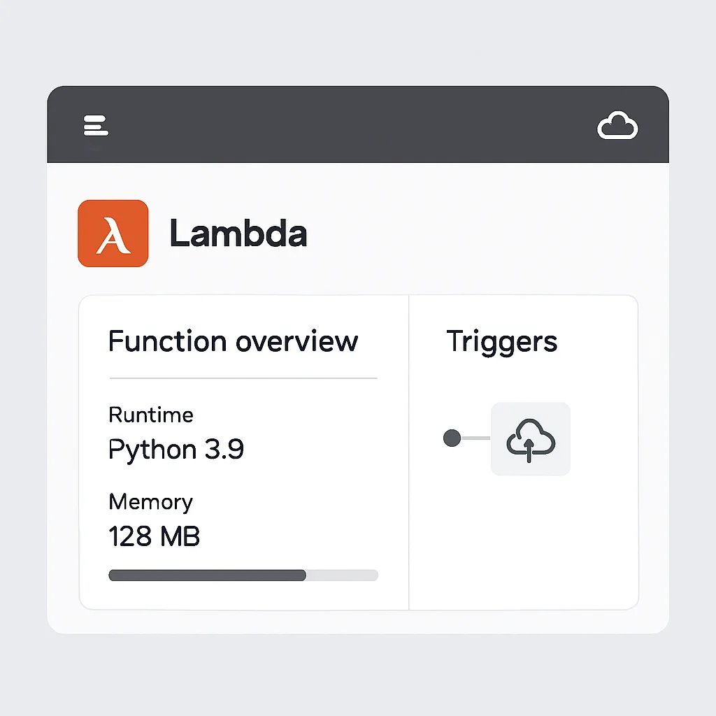 AWS Lambda Function Console Overview